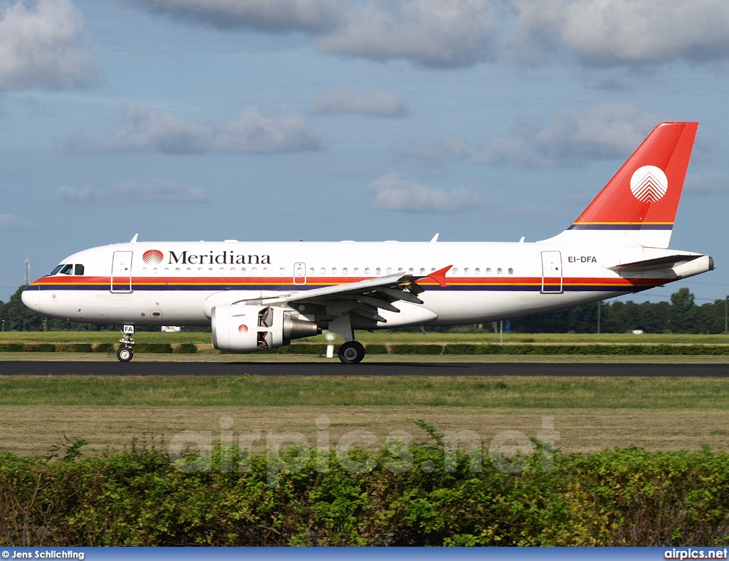 EI-DFA, Airbus A319-100, Meridiana