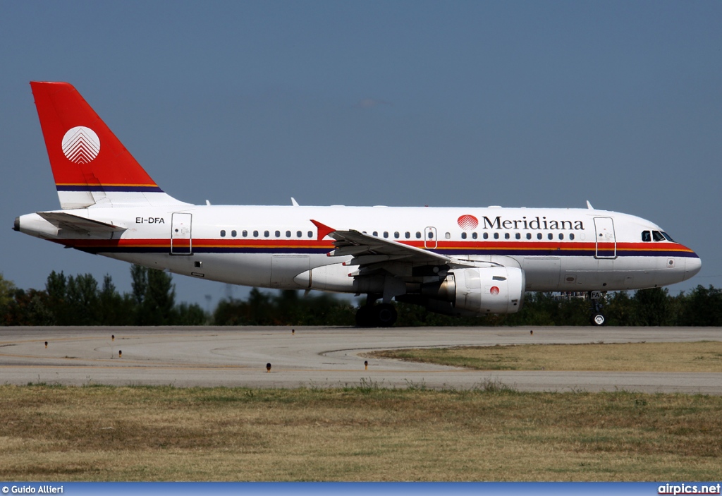 EI-DFA, Airbus A319-100, Meridiana