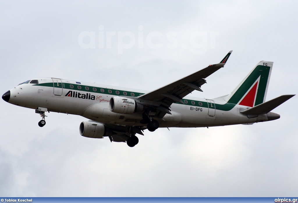 EI-DFG, Embraer ERJ 170-100LR, Alitalia Express