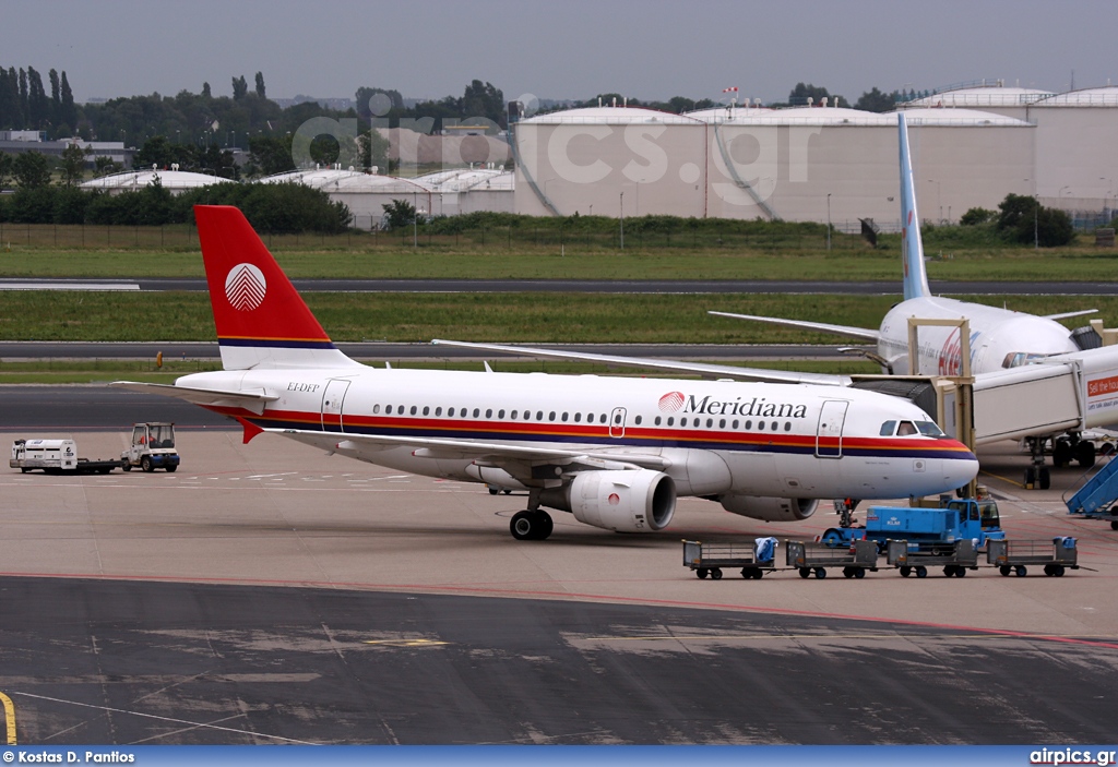 EI-DFP, Airbus A319-100, Meridiana