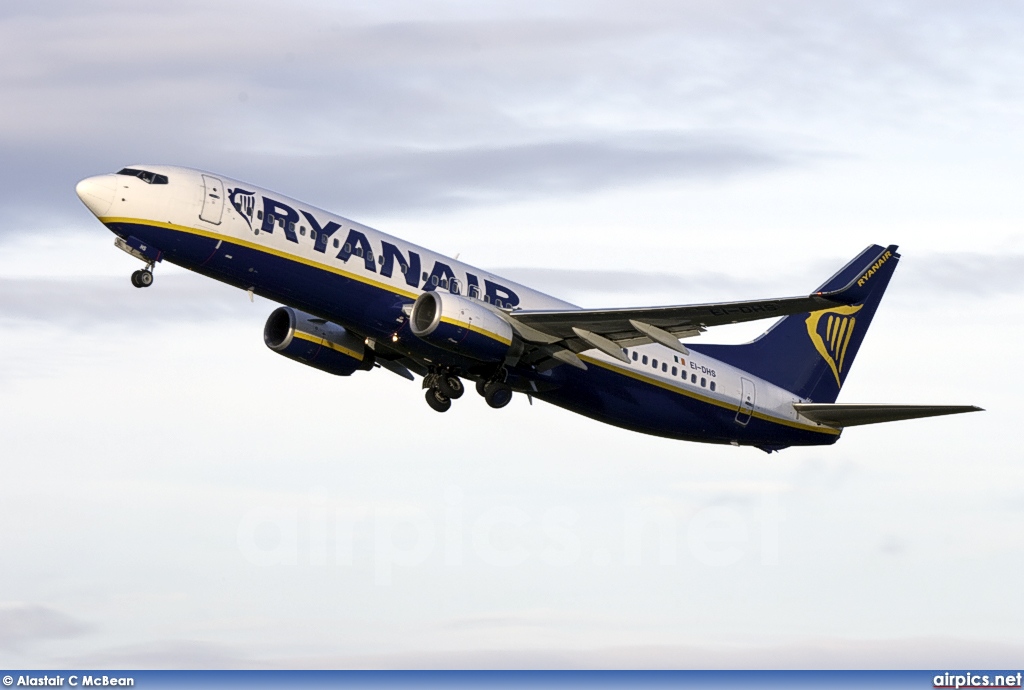 EI-DHS, Boeing 737-800, Ryanair