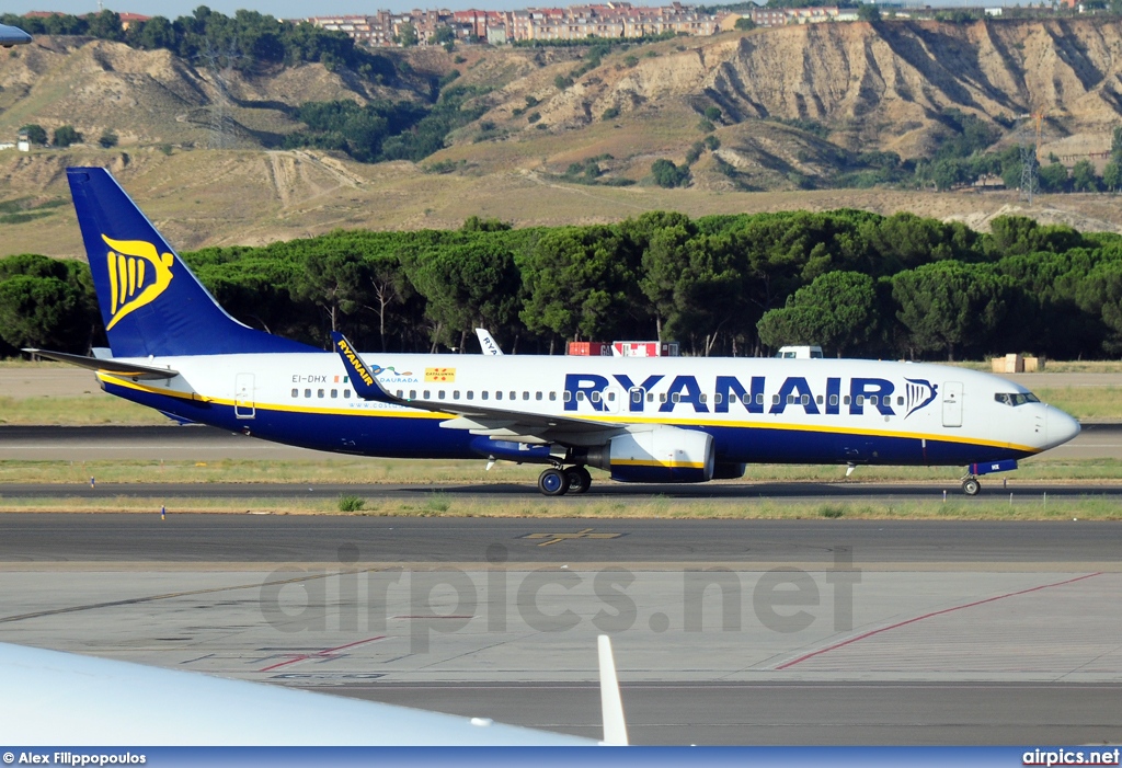 EI-DHX, Boeing 737-800, Ryanair