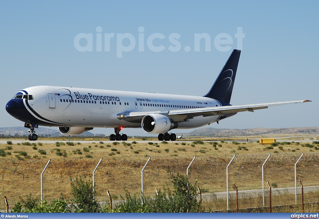 EI-DJL, Boeing 767-300ER, Blue Panorama