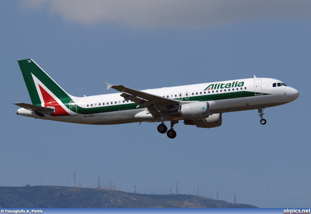 EI-DTK, Airbus A320-200, Alitalia