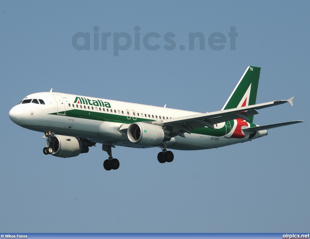 EI-DTK, Airbus A320-200, Alitalia