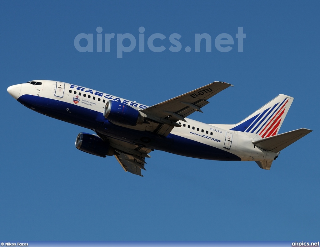 EI-DTU, Boeing 737-500, Transaero