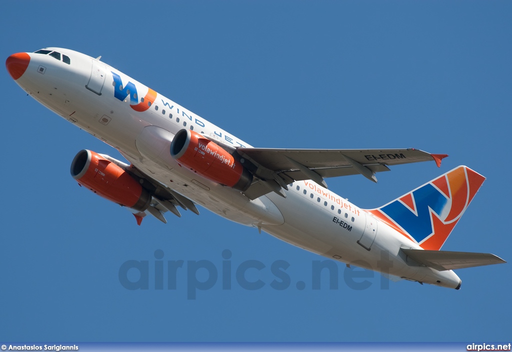 EI-EDM, Airbus A319-100, Wind Jet