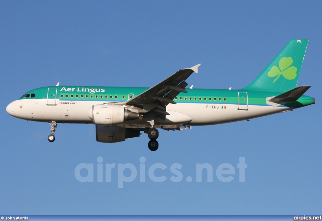 EI-EPS, Airbus A319-100, Aer Lingus
