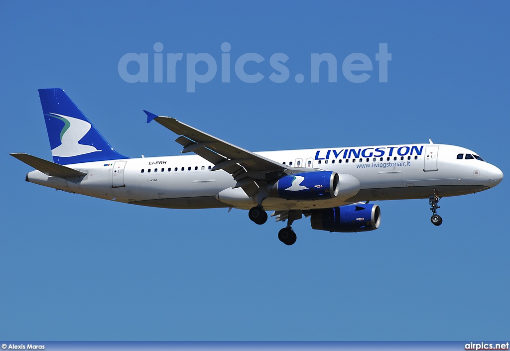 EI-ERH, Airbus A320-200, Livingston