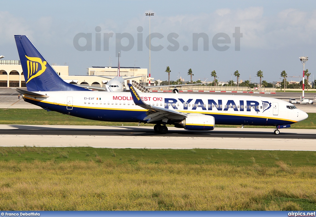 EI-EVF, Boeing 737-800, Ryanair