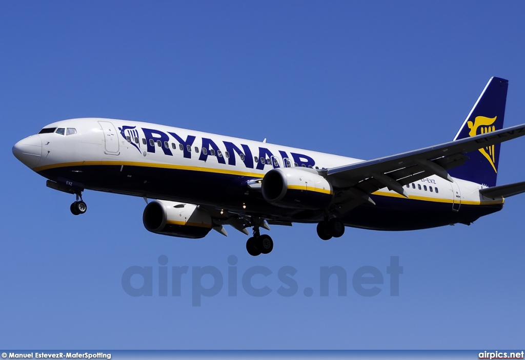 EI-EVZ, Boeing 737-800, Ryanair