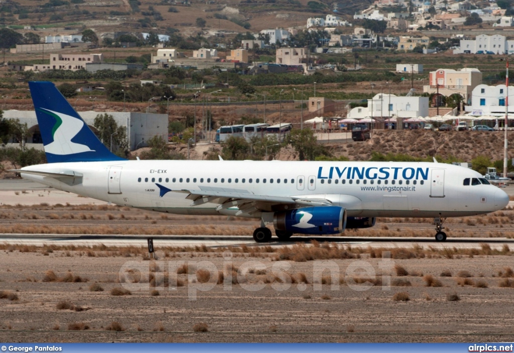 EI-EXK, Airbus A320-200, Livingston