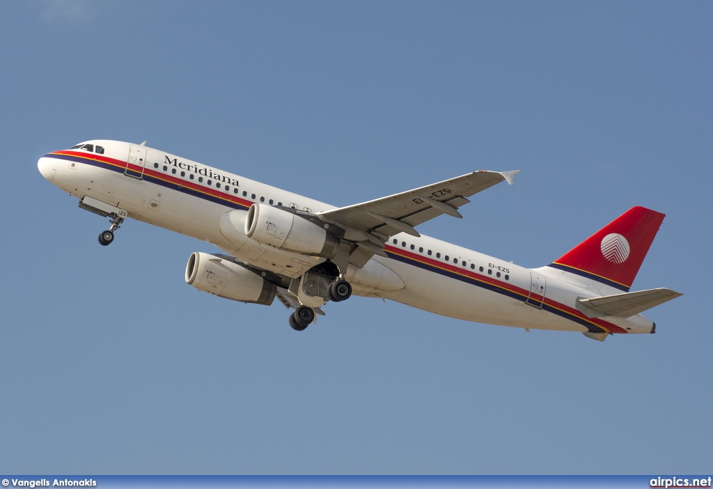 EI-EZS, Airbus A320-200, Meridiana