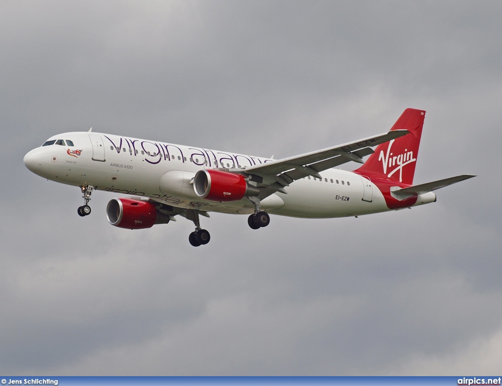 EI-EZW, Airbus A320-200, Virgin Atlantic