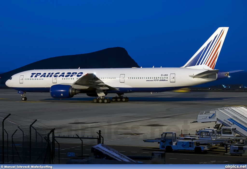 EI-UNS, Boeing 777-200ER, Transaero