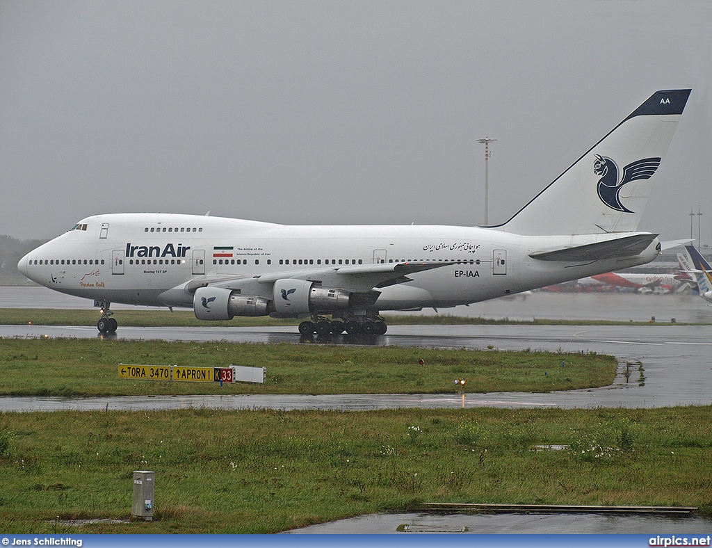 EP-IAA, Boeing 747-SP, Iran Air