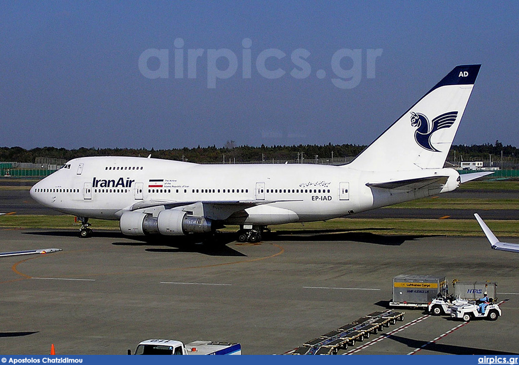 EP-IAD, Boeing 747-SP, Iran Air