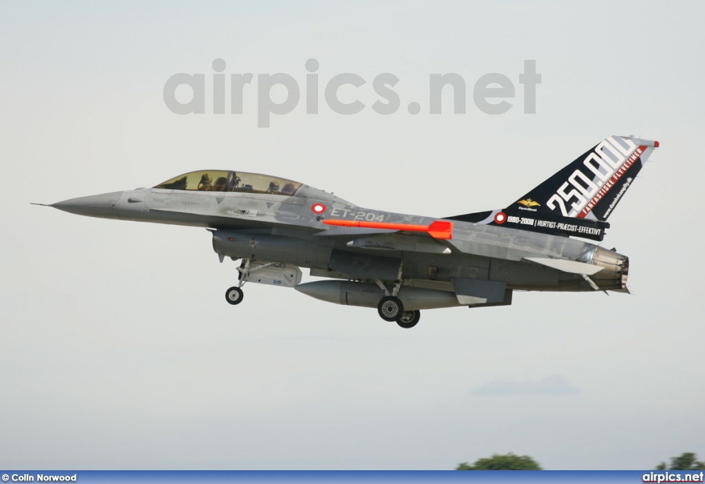 ET-204, Lockheed F-16B CF Fighting Falcon, Royal Danish Air Force