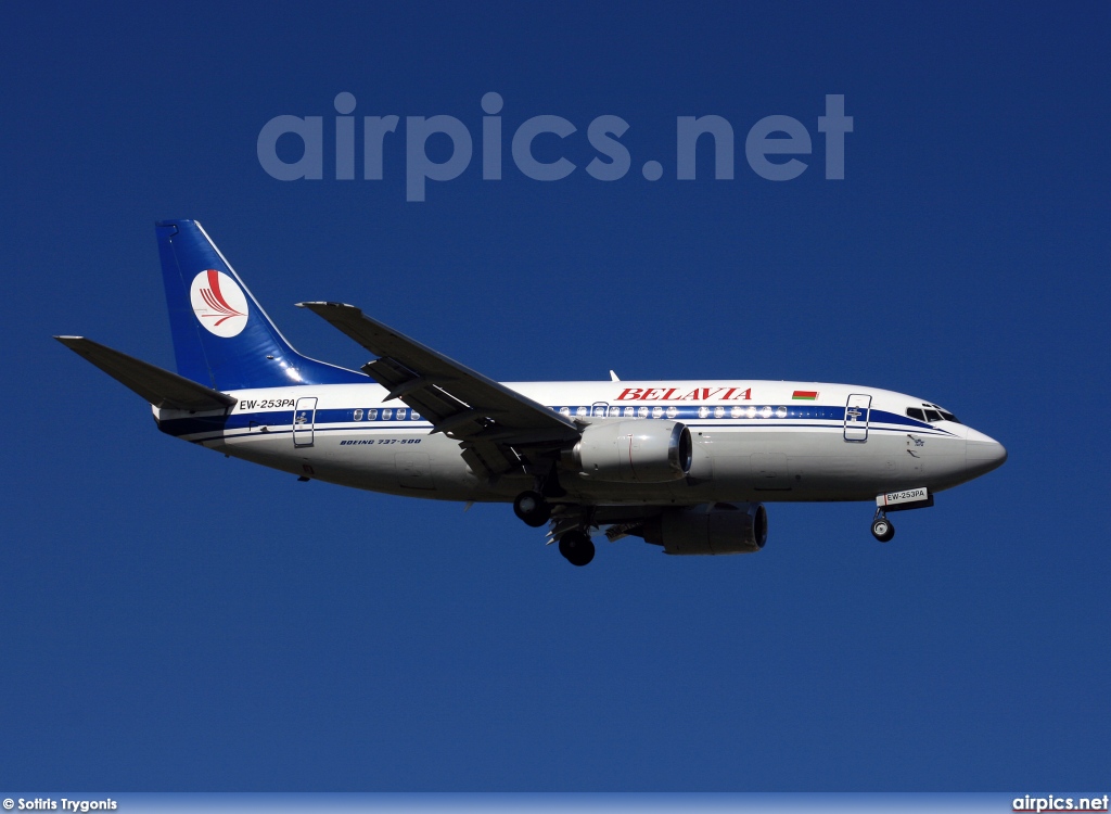 EW-253PA, Boeing 737-500, Belavia - Belarusian Airlines