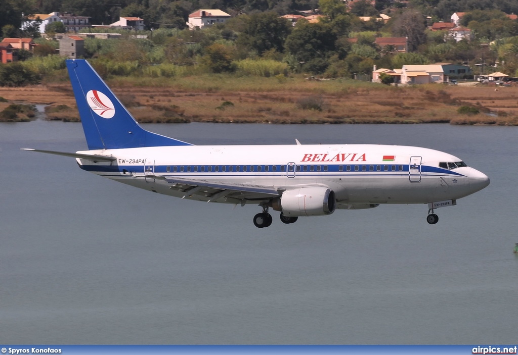 EW-294PA, Boeing 737-500, Belavia - Belarusian Airlines