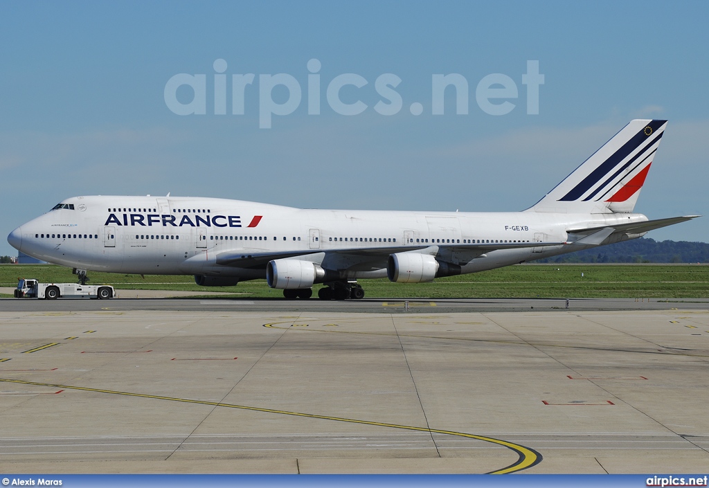 F-GEXB, Boeing 747-400M, Air France