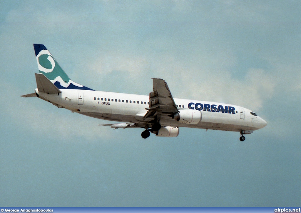 F-GFUG, Boeing 737-400, Corsair