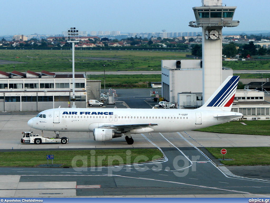 F-GGEF, Airbus A320-100, Air France