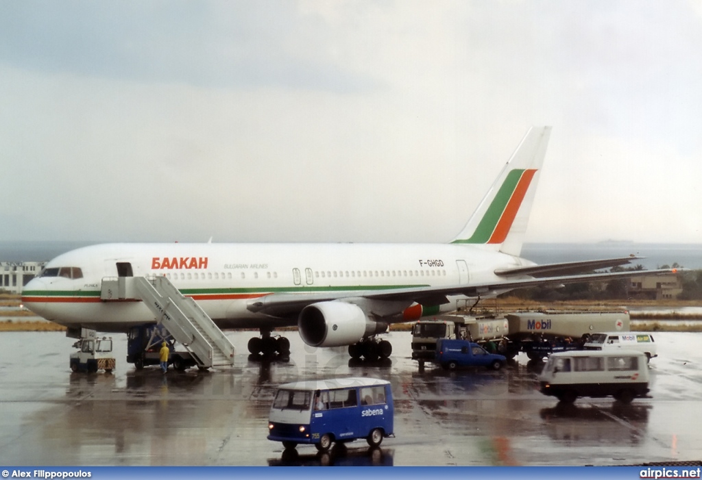 F-GHGD, Boeing 767-200ER, Balkan - Bulgarian Airlines