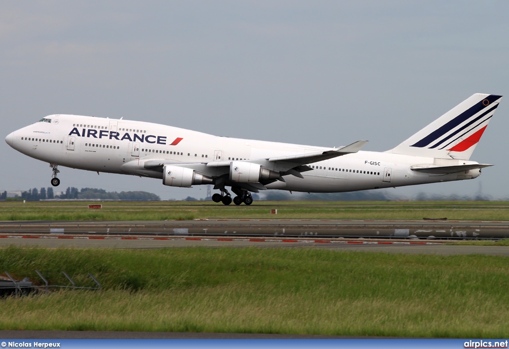 F-GISC, Boeing 747-400M, Air France