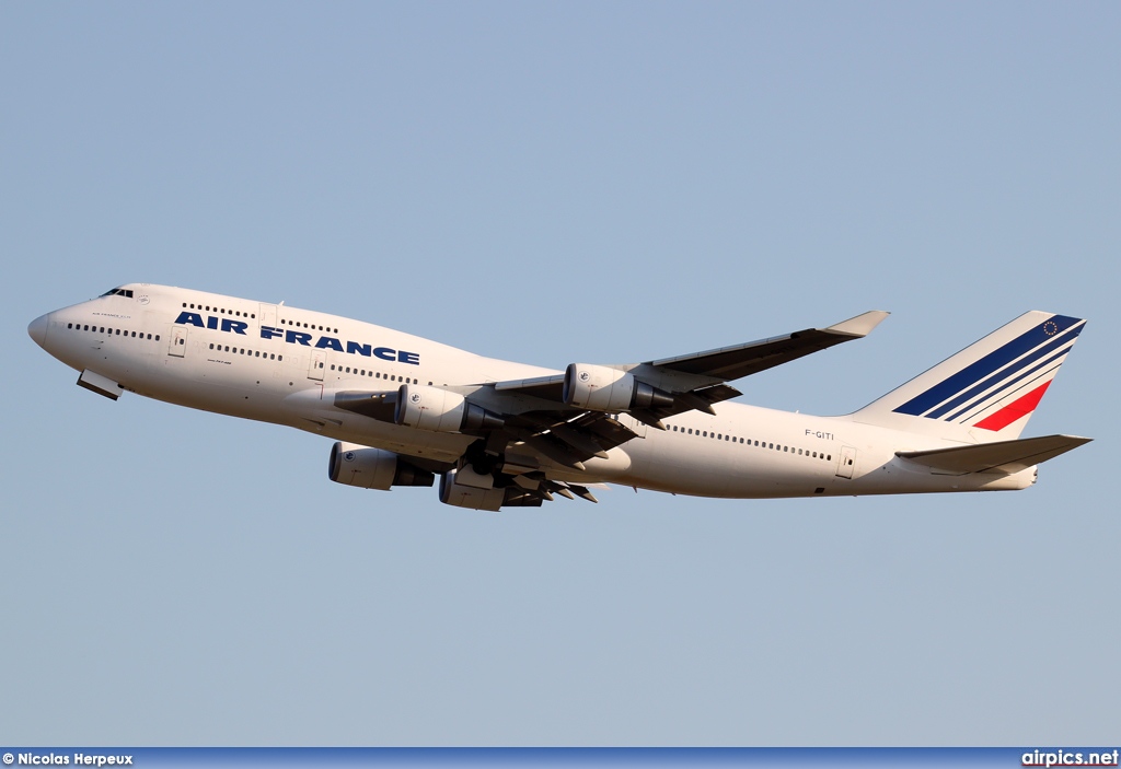 F-GITI, Boeing 747-400, Air France