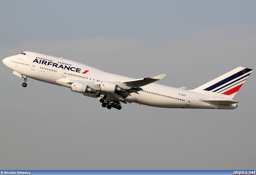 F-GITI, Boeing 747-400, Air France