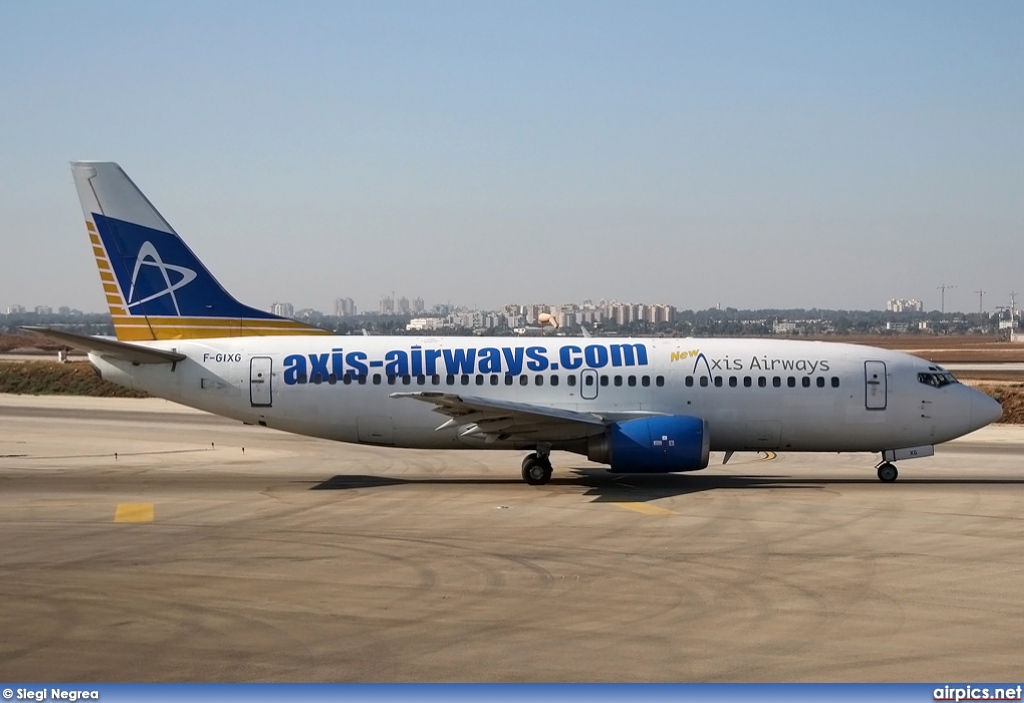 F-GIXG, Boeing 737-300, Axis Airways