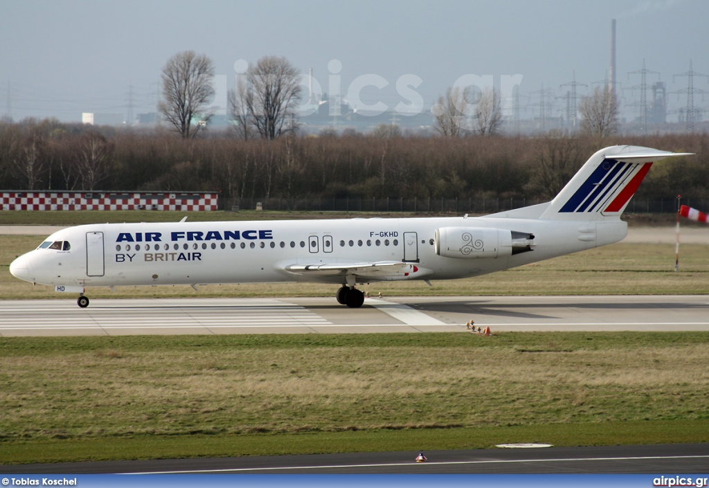 F-GKHD, Fokker F100, Brit Air