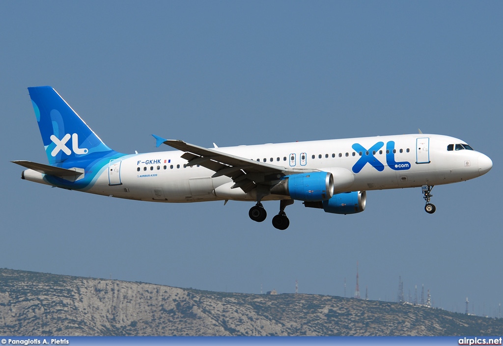 F-GKHK, Airbus A320-200, XL Airways France