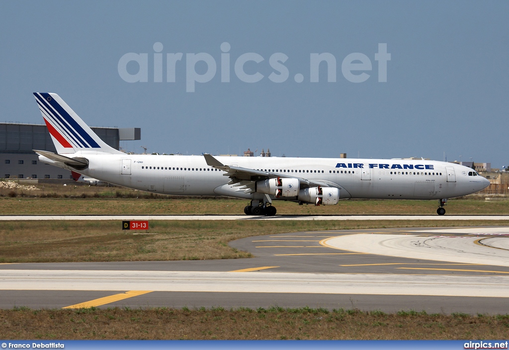 F-GNII, Airbus A340-300, Air France