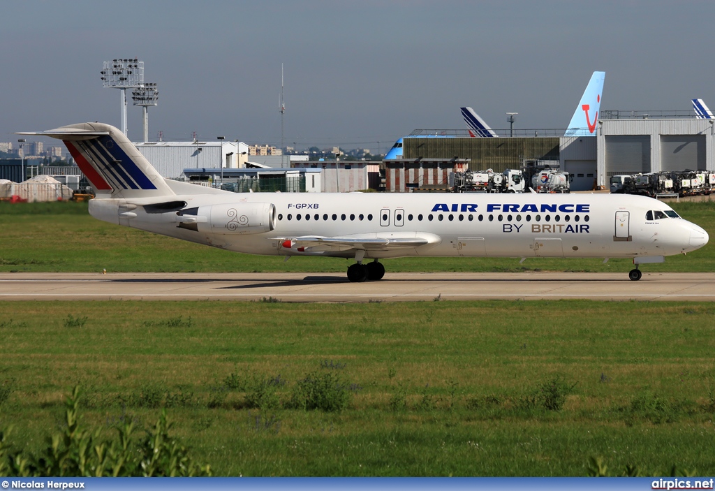 F-GPXB, Fokker F100, Brit Air