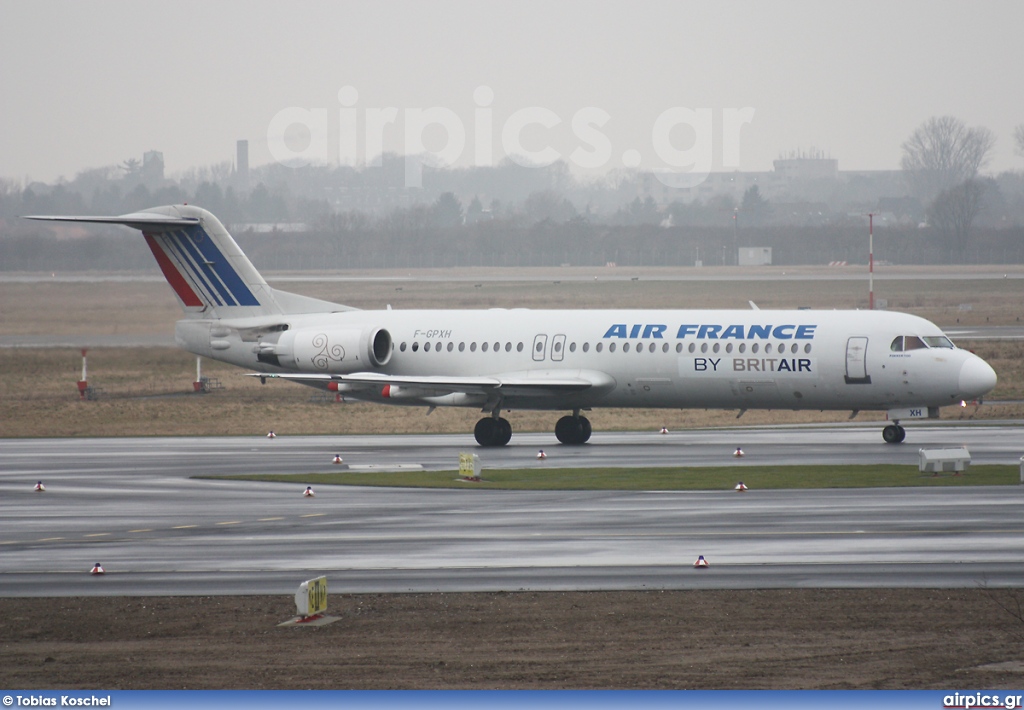 F-GPXH, Fokker F100, Brit Air