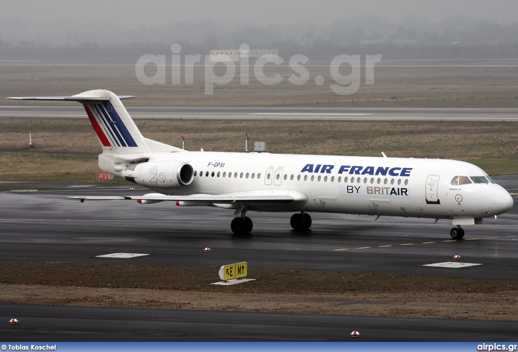 F-GPXI, Fokker F100, Brit Air