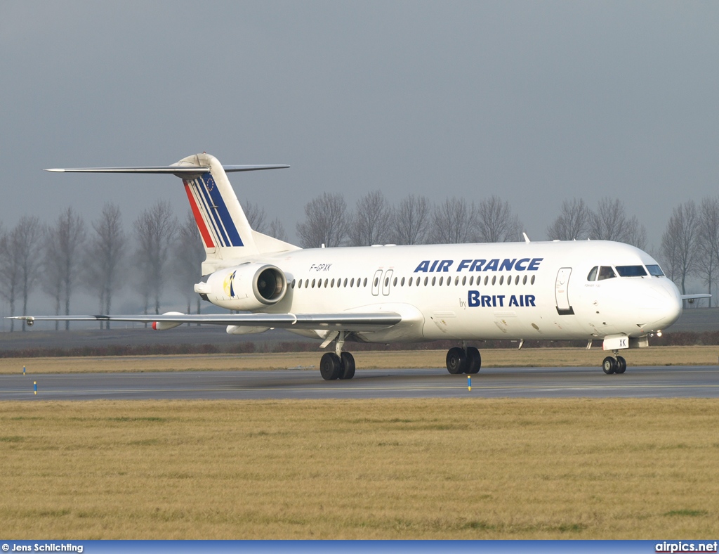 F-GPXK, Fokker F100, Brit Air