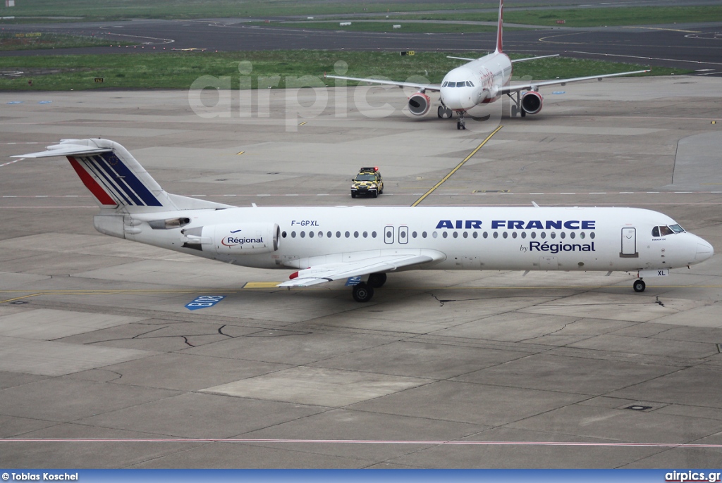 F-GPXL, Fokker F100, Air France
