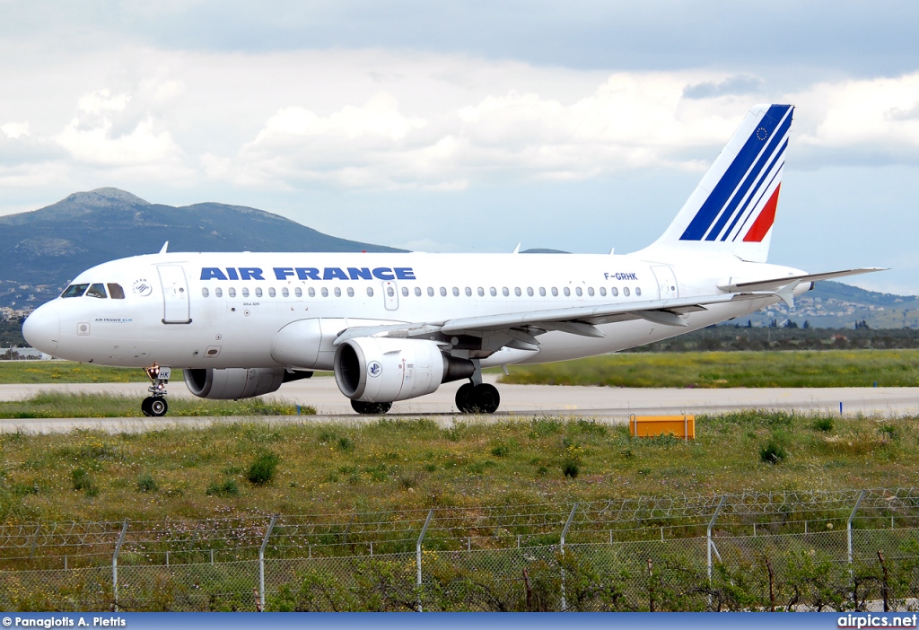 F-GRHK, Airbus A319-100, Air France