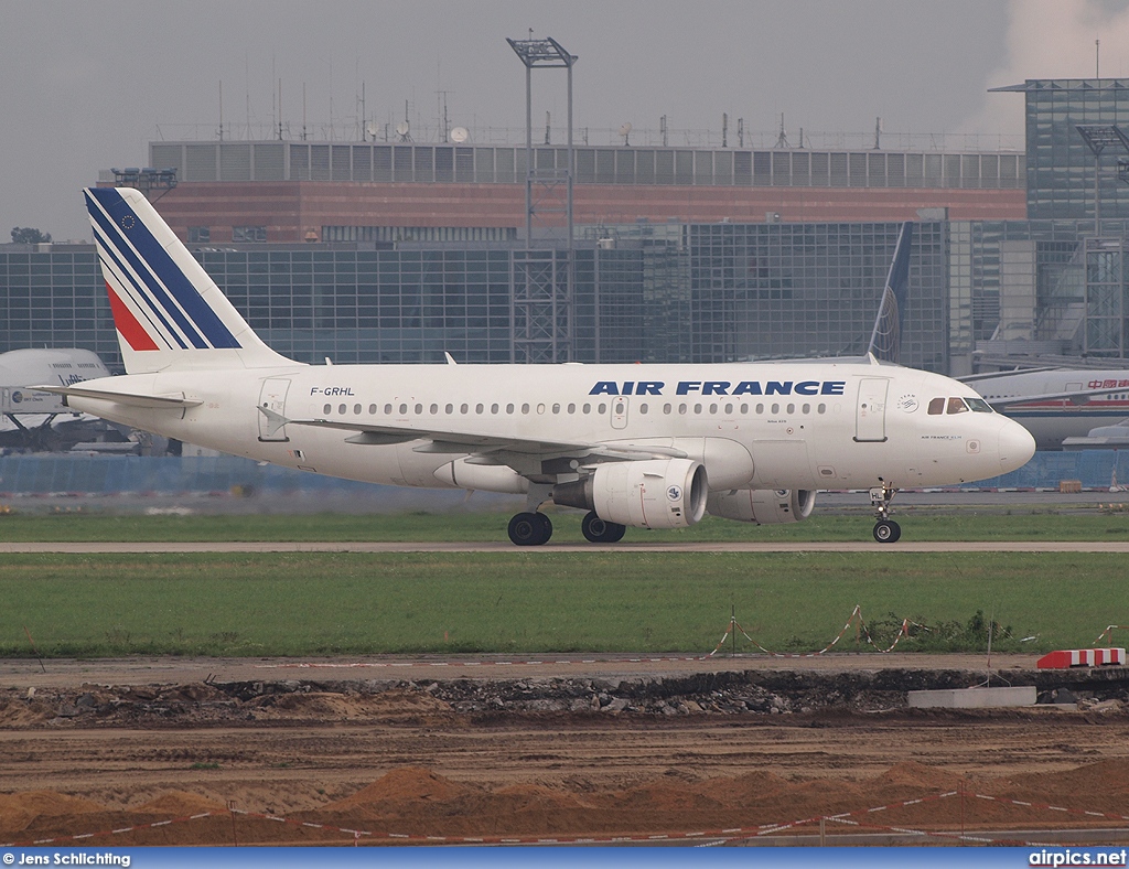 F-GRHL, Airbus A319-100, Air France