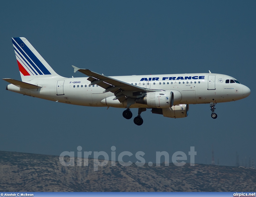 F-GRHO, Airbus A319-100, Air France