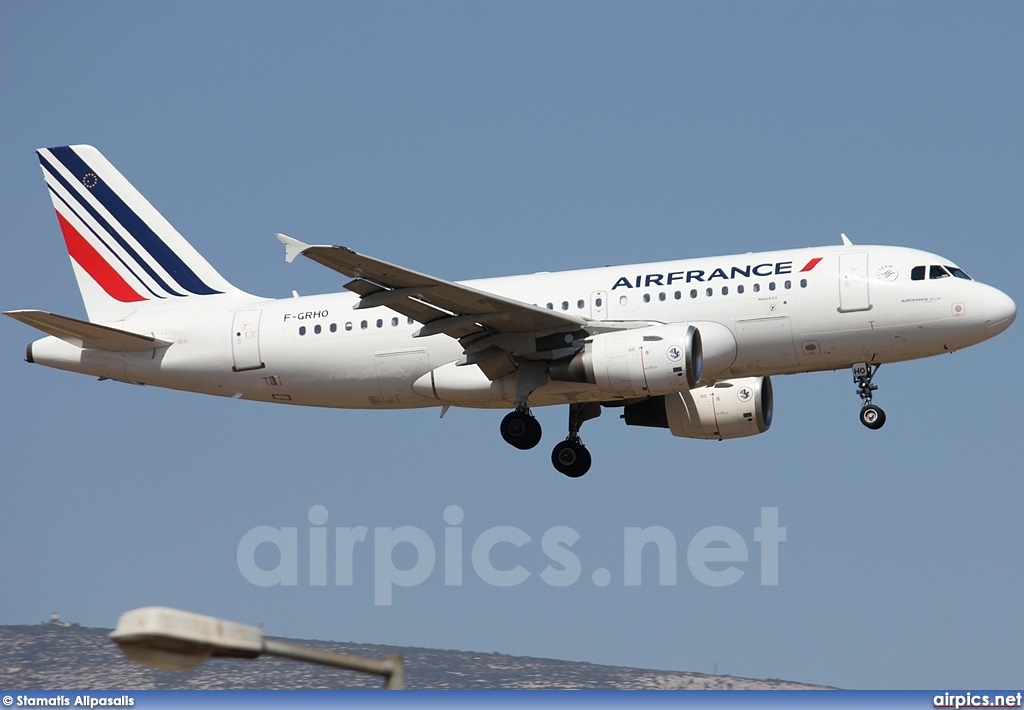 F-GRHO, Airbus A319-100, Air France