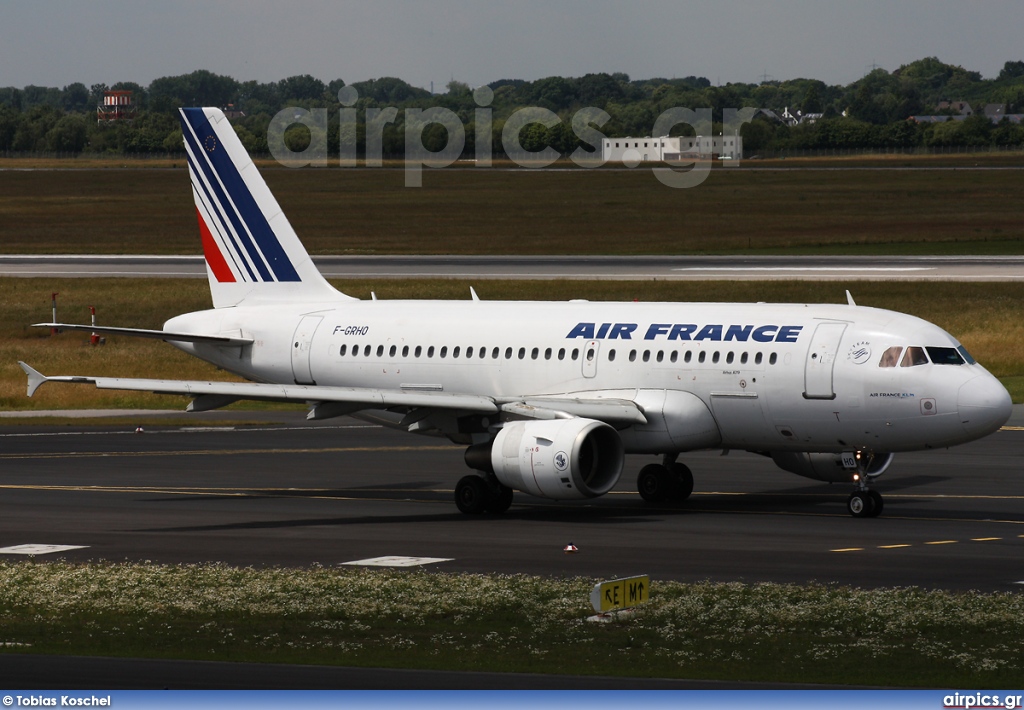 F-GRHO, Airbus A319-100, Air France