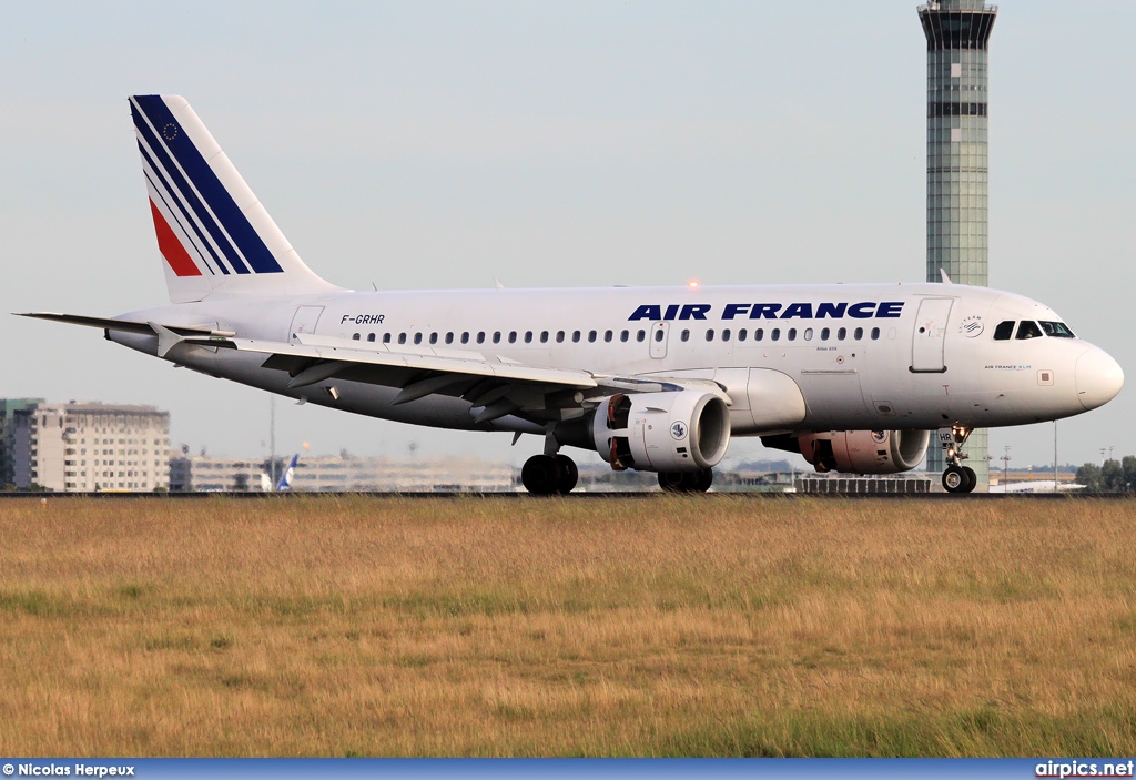 F-GRHR, Airbus A319-100, Air France