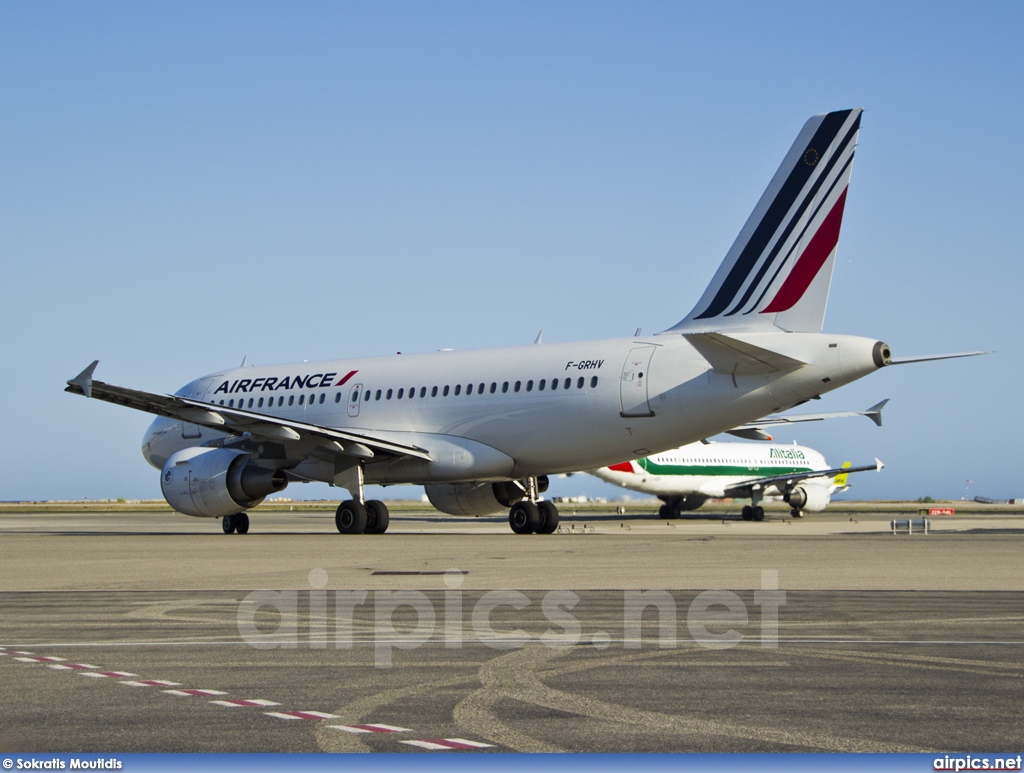 F-GRHV, Airbus A319-100, Air France