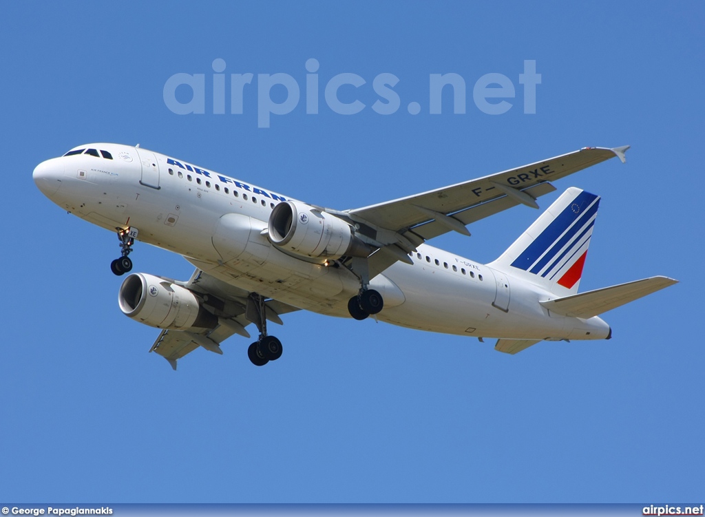 F-GRXE, Airbus A319-100, Air France