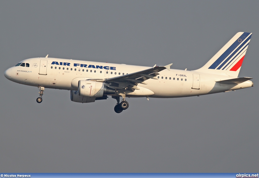 F-GRXL, Airbus A319-100LR, Air France