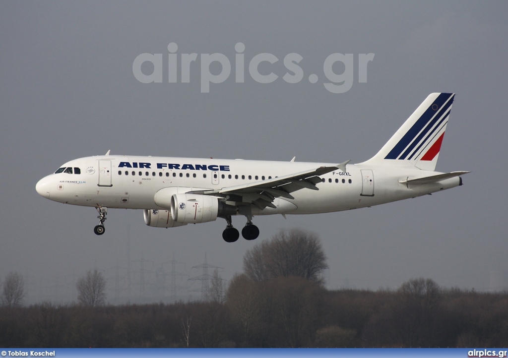 F-GRXL, Airbus A319-100LR, Air France